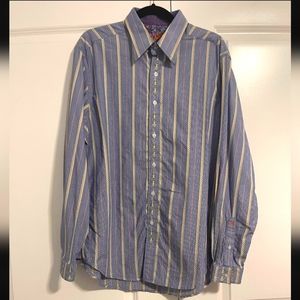 Robert Graham Embroidered Button Down Shirt